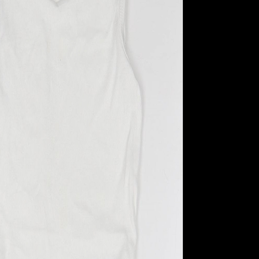 H&M Girls White   Leotard One-Piece Size 2-3 Years