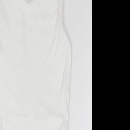 H&M Girls White   Leotard One-Piece Size 2-3 Years