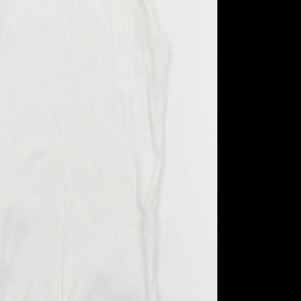 H&M Girls White   Leotard One-Piece Size 2-3 Years