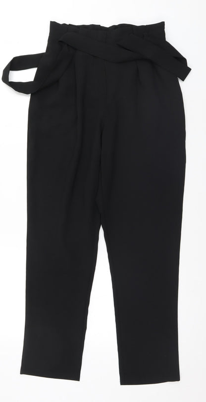 Cerise Blue Womens Black   Trousers  Size M L28 in