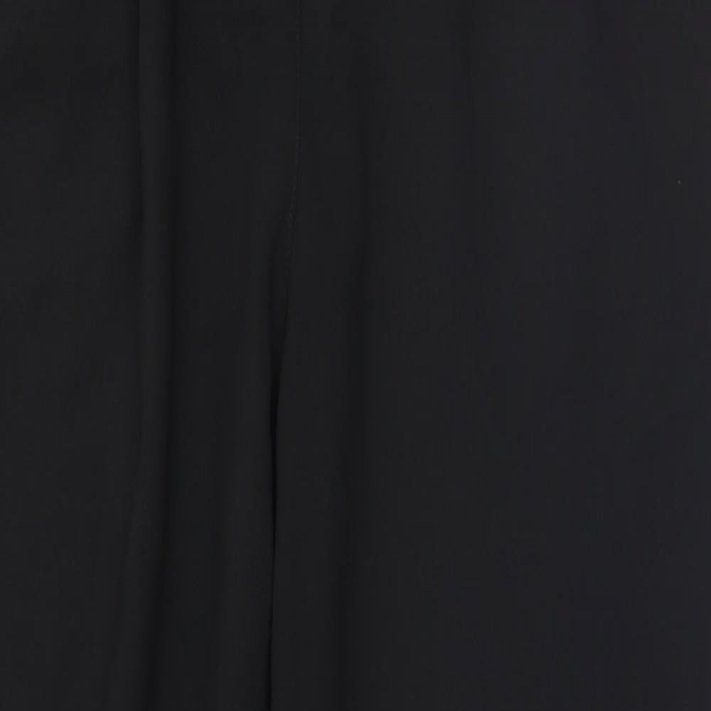 Cerise Blue Womens Black   Trousers  Size M L28 in