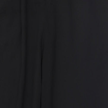 Cerise Blue Womens Black   Trousers  Size M L28 in