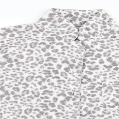 George Womens Grey Animal Print  Top Pyjama Top Size 20