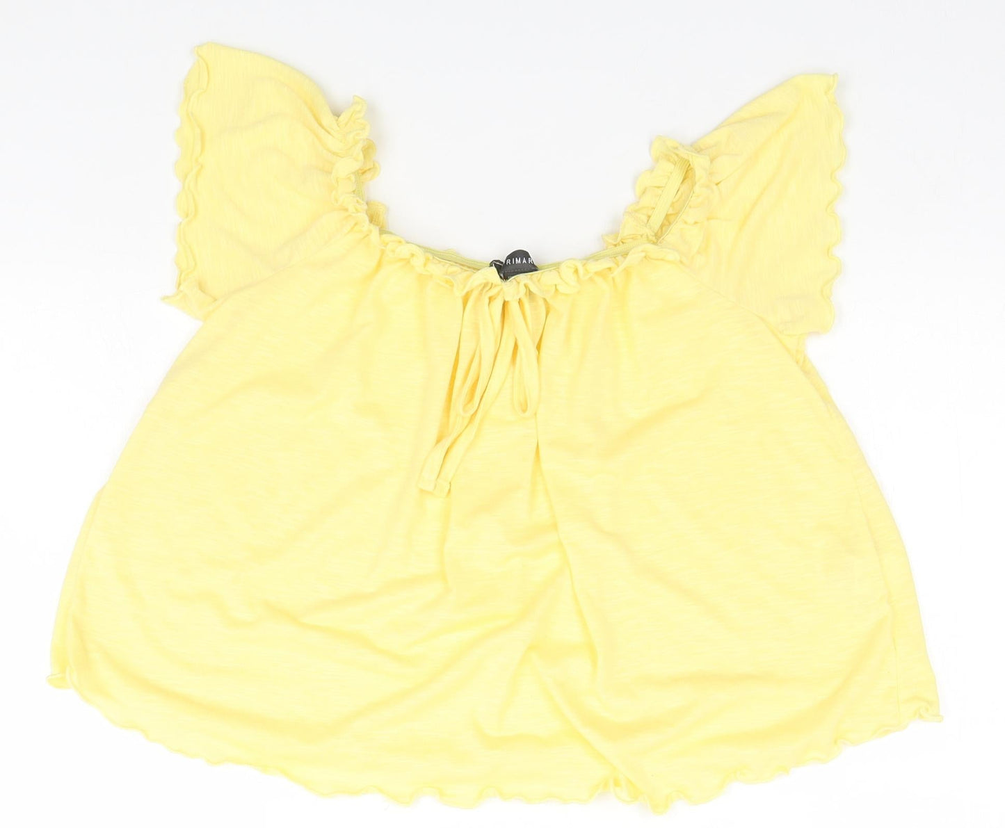 Primark Womens Yellow    Polo Size 10