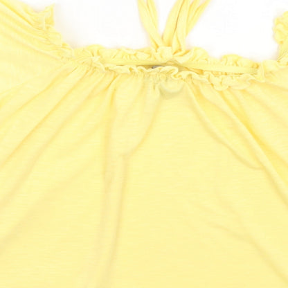 Primark Womens Yellow    Polo Size 10