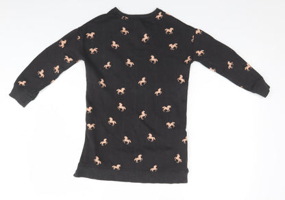 Womens UK Size 8 NEXT Brown Pullover Jumper