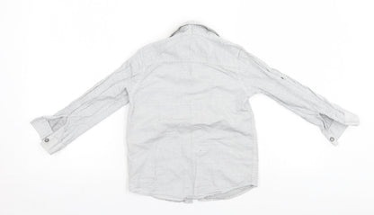 LC Waikiki Boys White Spotted  Basic Button-Up Size 5-6 Years