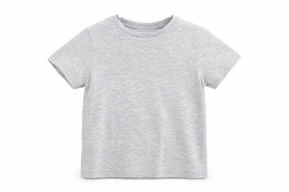 Front view of Marks & Spencer girls’ grey basic polo, size 3-4, years