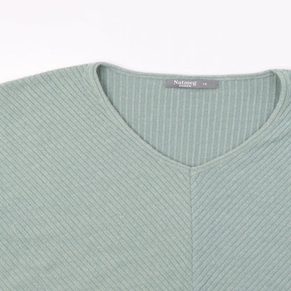 Nutmeg Womens Green   Pullover Jumper Size 12