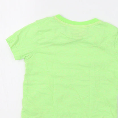 F&F Girls Green   Basic T-Shirt Size 3-4 Years
