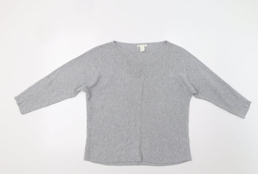 H&M Womens Grey   Pullover Jumper Size S