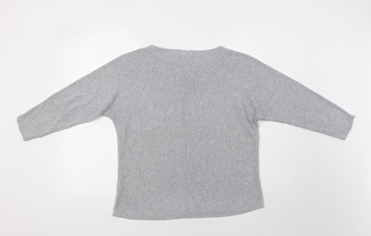 H&M Womens Grey   Pullover Jumper Size S