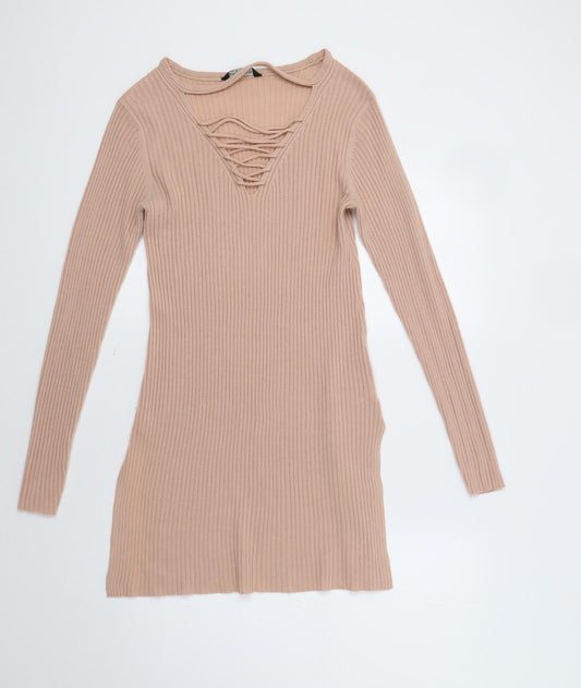 Select Womens Pink   Jumper Dress  Size 14