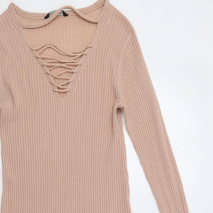 Select Womens Pink   Jumper Dress  Size 14