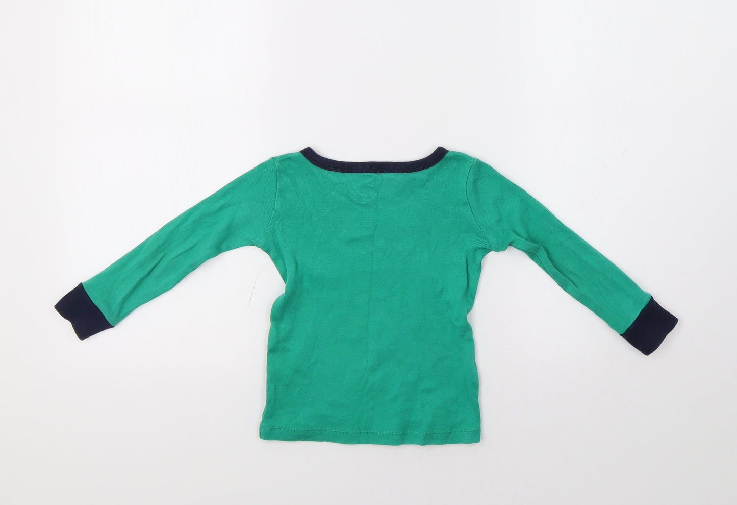 Gymboree Girls Green   Basic T-Shirt Size 3 Years  - Christmas Top