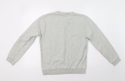 Womens UK Size S ASOS Green Pullover Sweatshirt