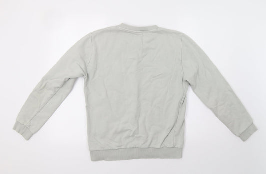 Womens UK Size S ASOS Green Pullover Sweatshirt
