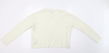 FOREVER 21 Womens Ivory   Pullover Jumper Size S