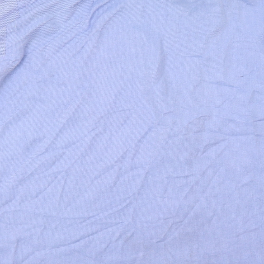 Roccobarocco Mens Blue    Button-Up Size 16.5