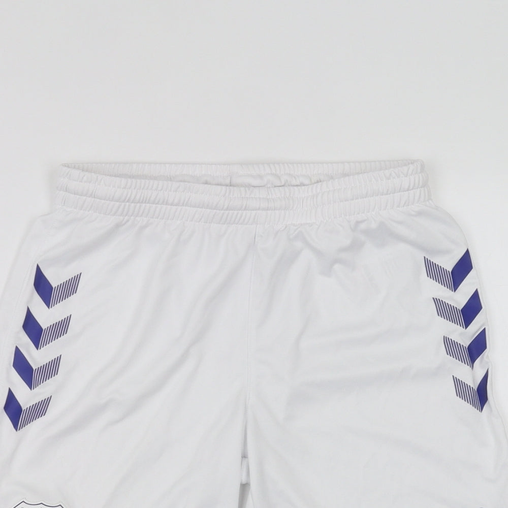 Everton Boys White   Sweat Shorts Size 12 Years - EVERTON FC