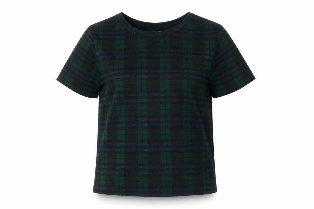 Womens UK Size 10 New Look Green Basic T-Shirt