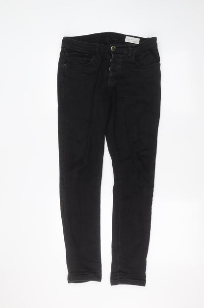 Denim & Co. Womens Black   Skinny Jeans Size 30 in L32 in