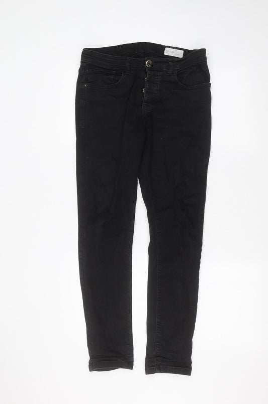 Denim & Co. Womens Black   Skinny Jeans Size 30 in L32 in
