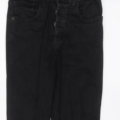 Denim & Co. Womens Black   Skinny Jeans Size 30 in L32 in