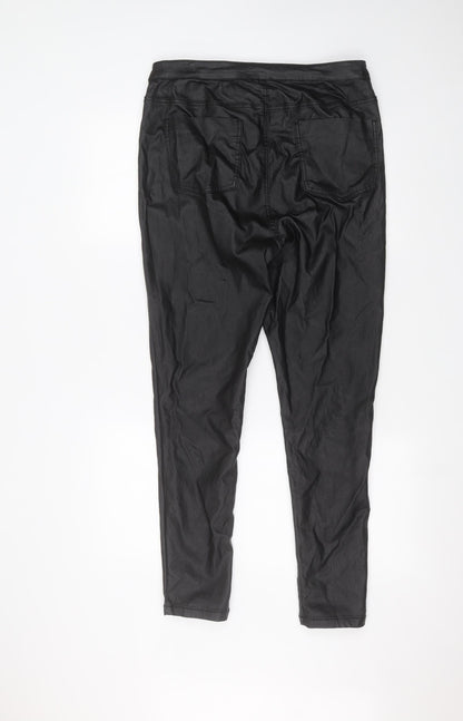 Womens UK Size 18 Very Regular Fit  Black Trousers