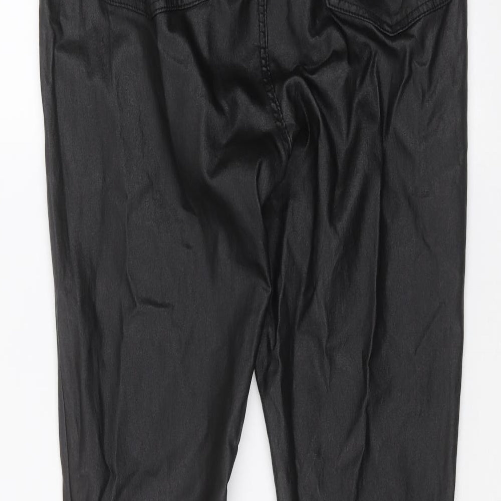 Womens UK Size 18 Very Regular Fit  Black Trousers