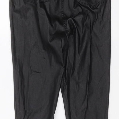 Womens UK Size 18 Very Regular Fit  Black Trousers