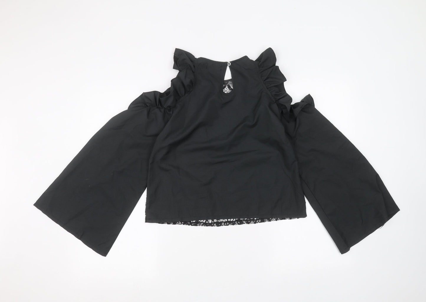 Boohoo Womens Black   Basic T-Shirt Size 8