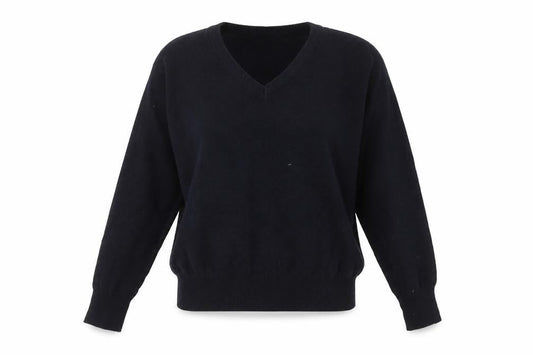 Front view of Alexandra women’s blue jumper, size M