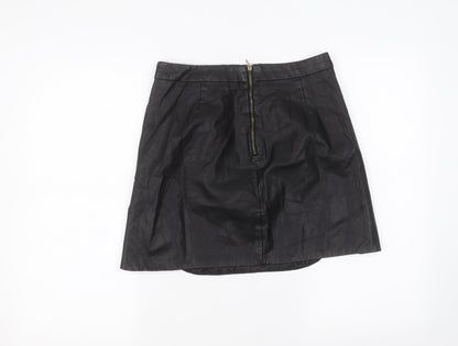 Fashion Womens Black   Mini Skirt Size 10