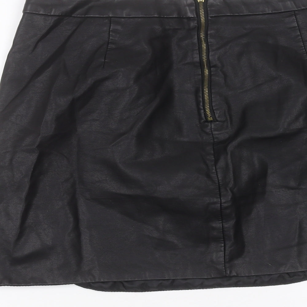 Fashion Womens Black   Mini Skirt Size 10