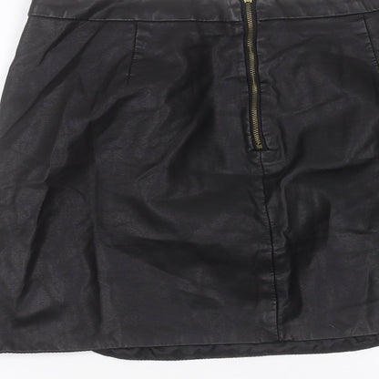 Fashion Womens Black   Mini Skirt Size 10