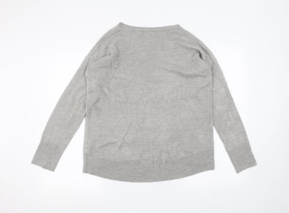Primark Womens Grey   Pullover Jumper Size S