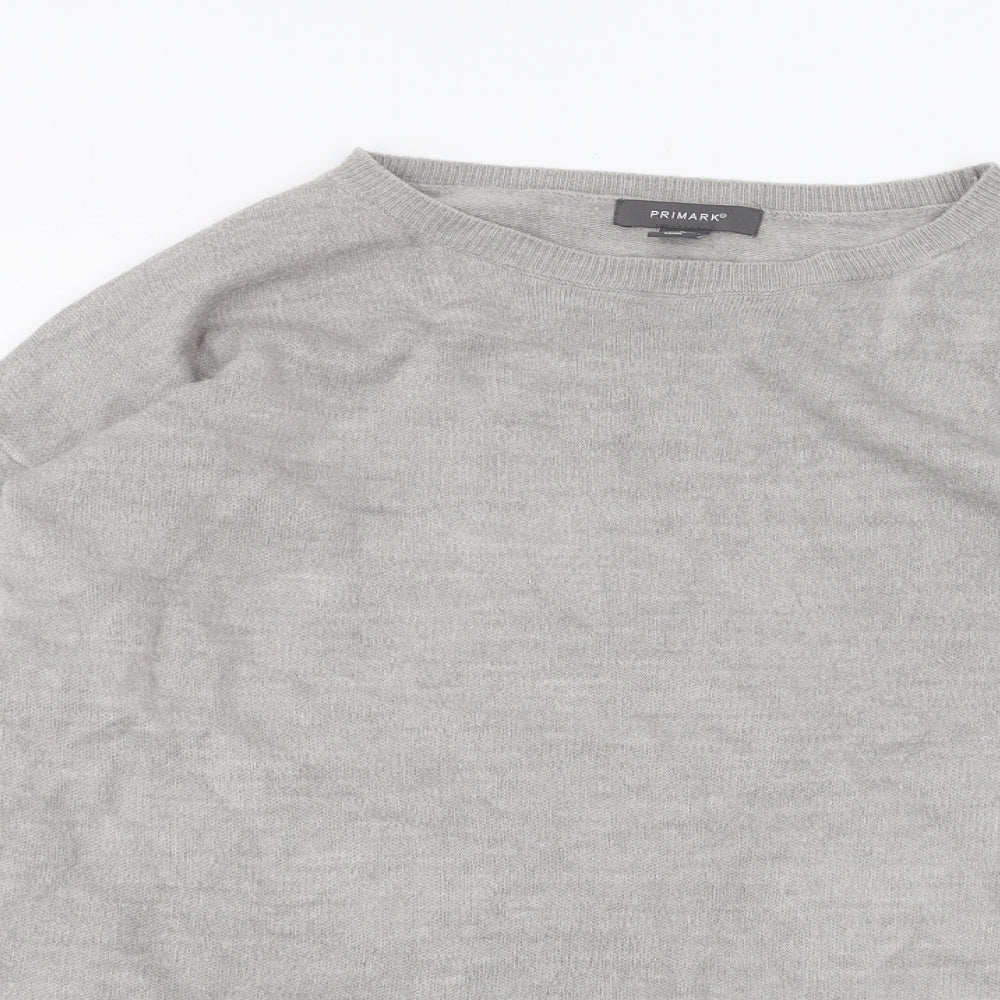 Primark Womens Grey   Pullover Jumper Size S