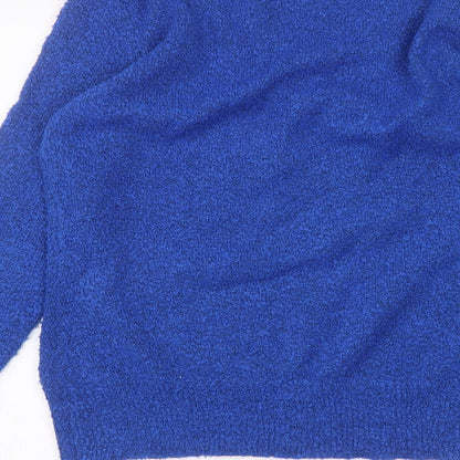 Womens UK Size S M&Co Blue Pullover Jumper