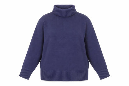 Womens UK Size XL TEXT Blue Pullover Jumper