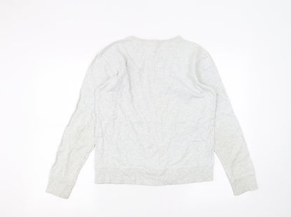 H&M Girls White   Pullover Jumper Size 14 Years