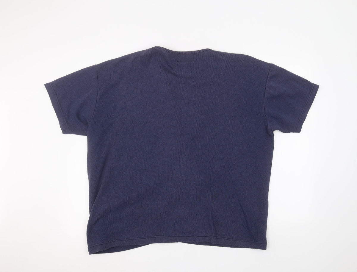 Back view of Nuggets women’s blue jumper, size XL