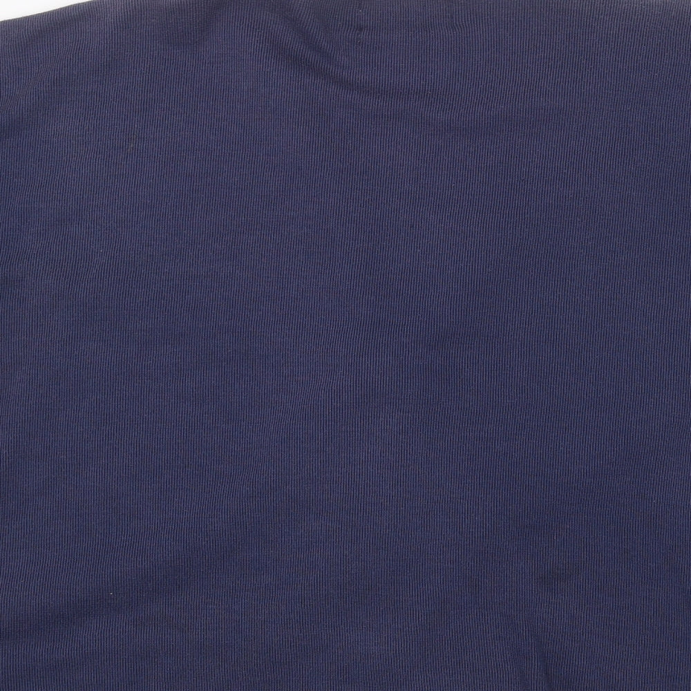Brand and care label for Nuggets women’s blue jumper, size XL