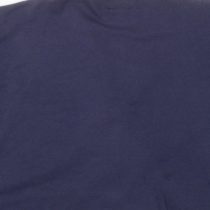 Brand and care label for Nuggets women’s blue jumper, size XL