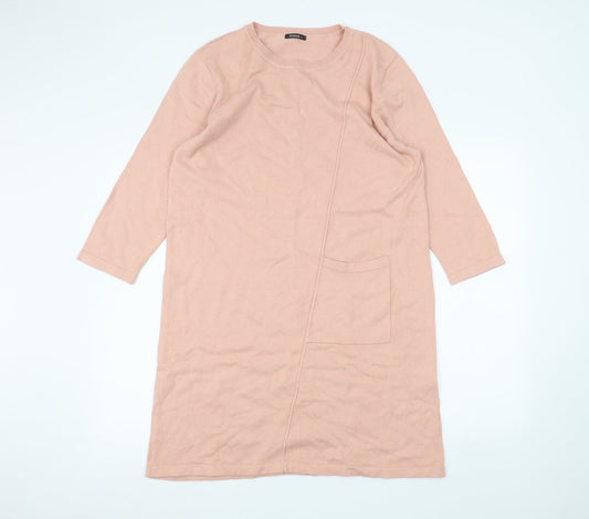 Womens UK Size 14 Roman Pink Pullover Jumper