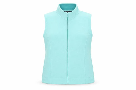 Front view of ISLE women’s blue jacket, size L