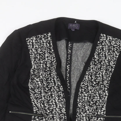Womens UK Size 12 Marks and Spencer Black Jacket