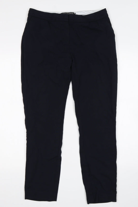 Womens UK Size 10 NEXT Regular Fit  Blue Trousers