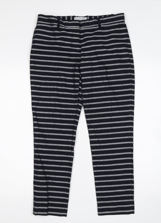 Womens UK Size 6 Gap Slim Fit Cropped Multicoloured Trousers