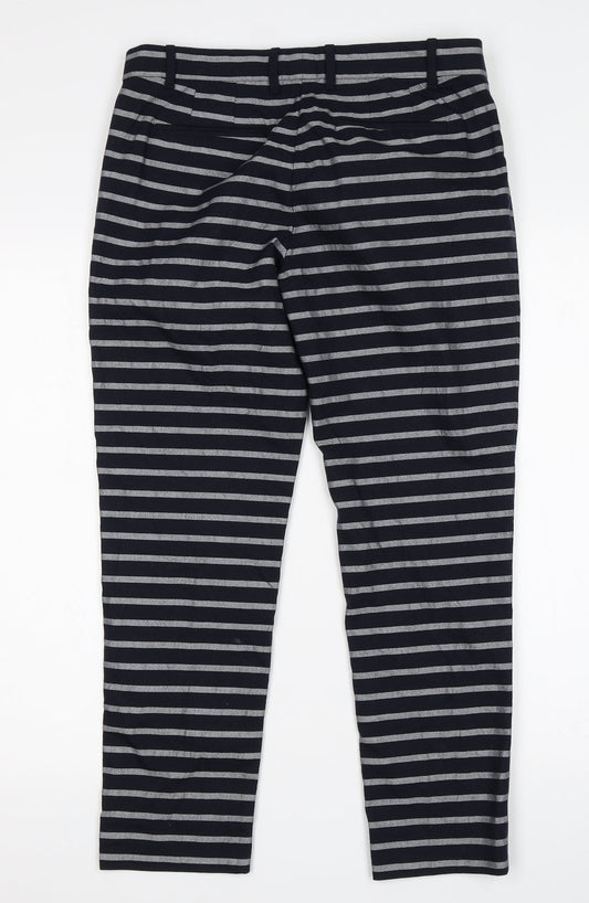 Womens UK Size 6 Gap Slim Fit Cropped Multicoloured Trousers